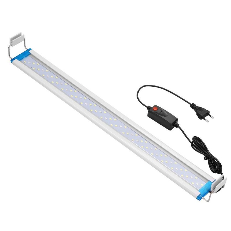 Ultradünnes Aquarium-Licht, LED-Licht, 8 Watt, für 7 bis 12 Zoll große Aquarien, drei Farbmodi