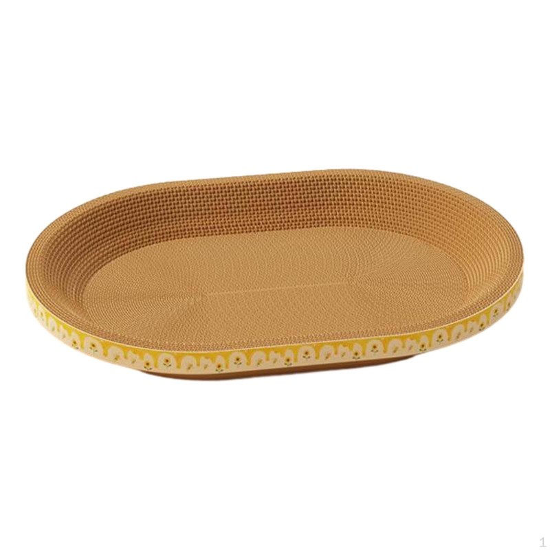 Cat Scratcher Pad Scratching Boards Protect Sofa Floor Grinding Claw Toys Oval