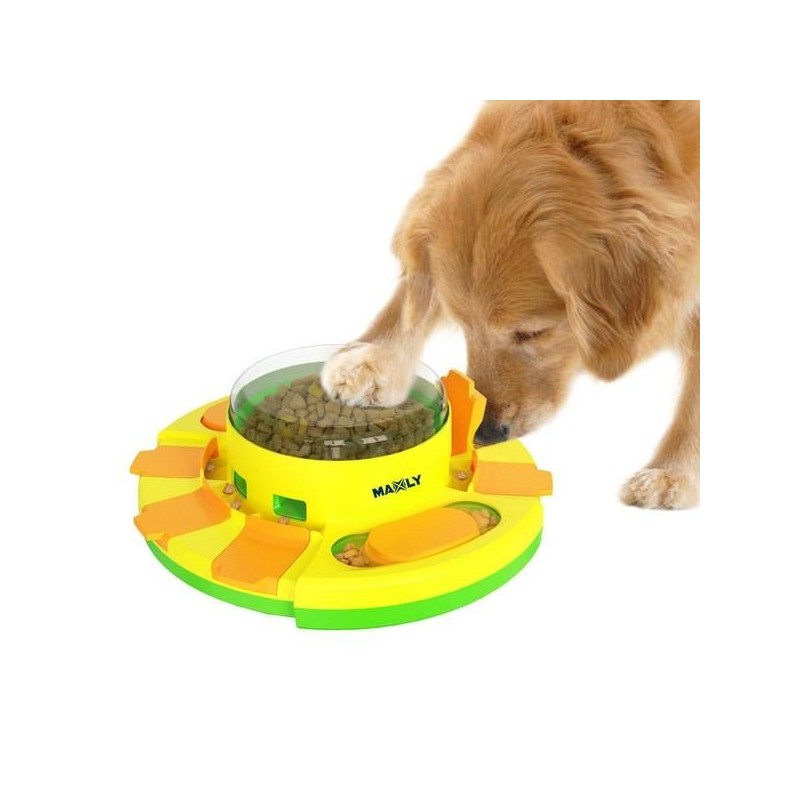 Maxley Puppy Nose Work Intelligence Development Food Puzzle Toy, Green