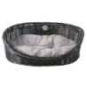 Katzenkorb mit Kissen D/D Home Rustic Rattan XS