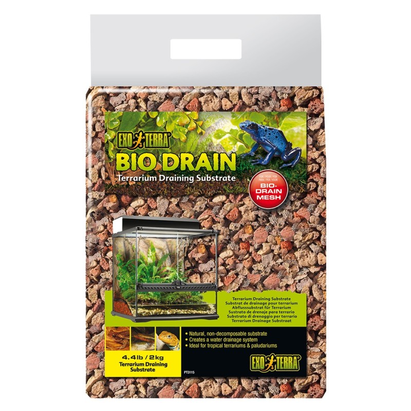 Bio-Dekorationsset Drain Drain-Substrat Exo Terra