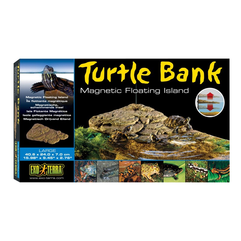 Magnetisches Schwimmdekorationsset Exo Terra Turtle Bank Île