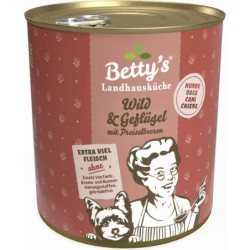 Betty's Landhausküche Wild & Geflügel mit Preiselbeeren - 800 g