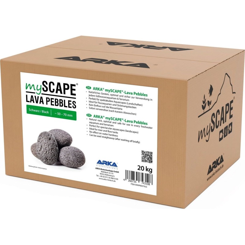 ARKA myScape-Rocks Lava Pebbles, 20kg - 50 - 70mm