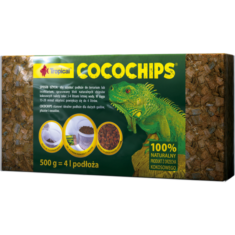 Tropical Cocochips - Kokosnuss Bodengrund - 500 g