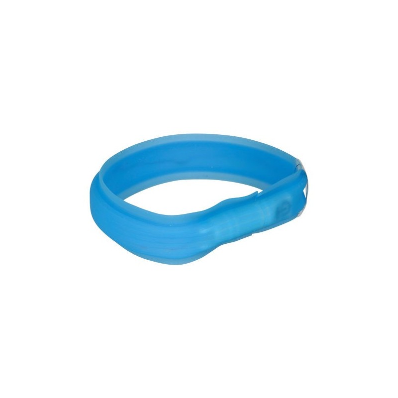 Trixie USB-Flash-Leuchtband - Blau - M / L- 50 cm/ 30 mm