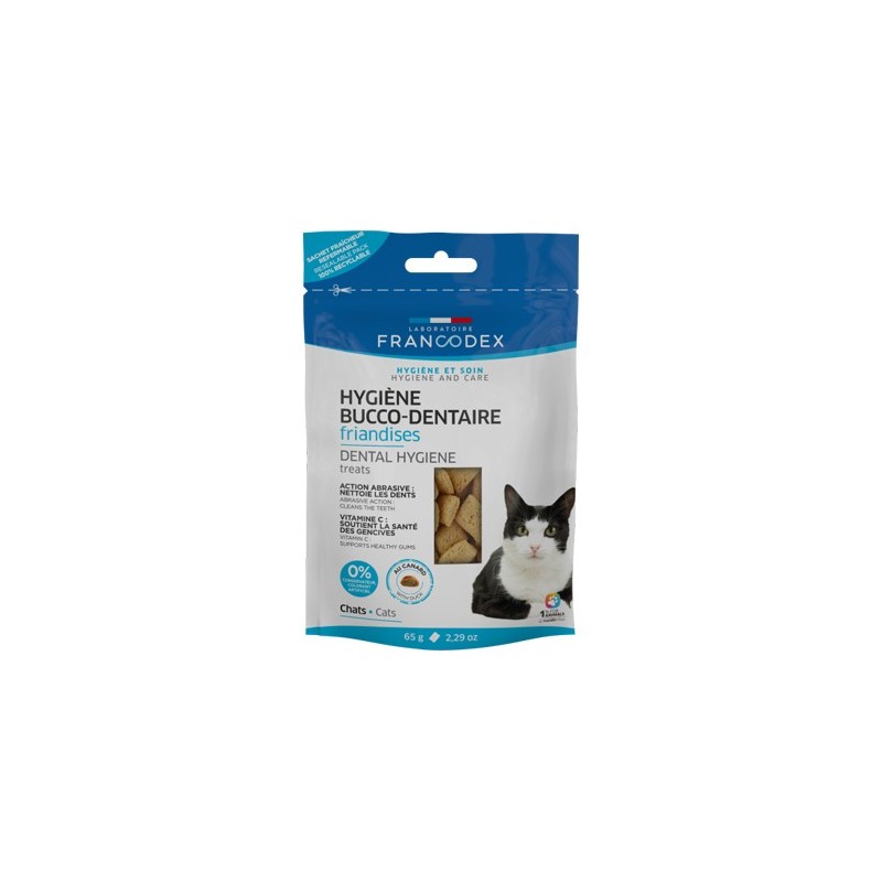 Francodex Gebisspflege Snack fur Katzen - 65 g