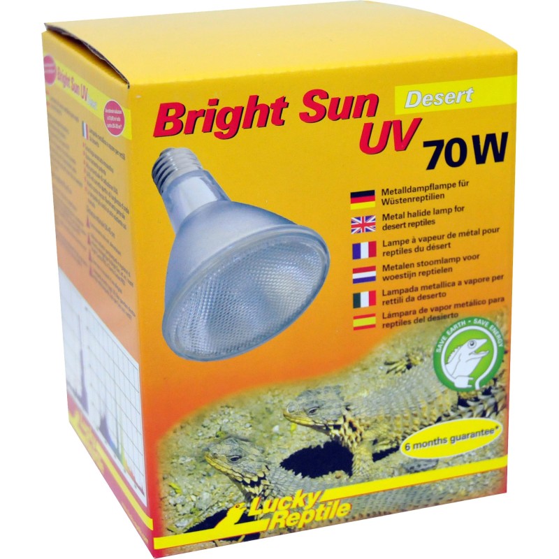 Lucky Reptile Bright Sun UV Desert, 70 W