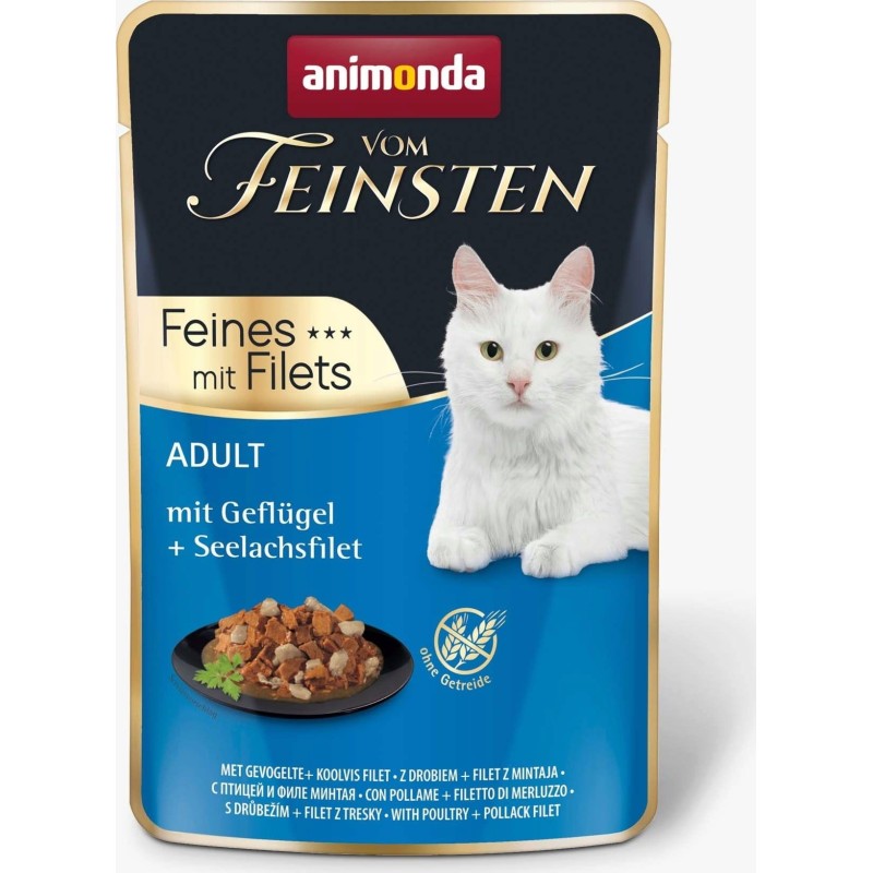 Animonda Vom Feinsten Adult Geflügel und Seelachsfilet - 85 g