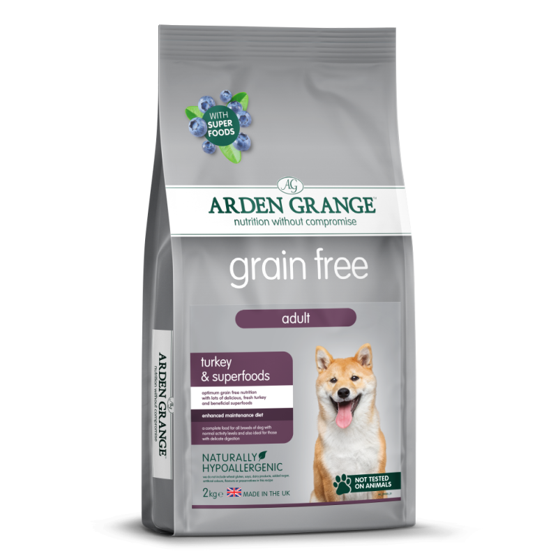 Arden Grange | Truthahn / Superfoods | Grain Free Adult | 4 x 2 kg