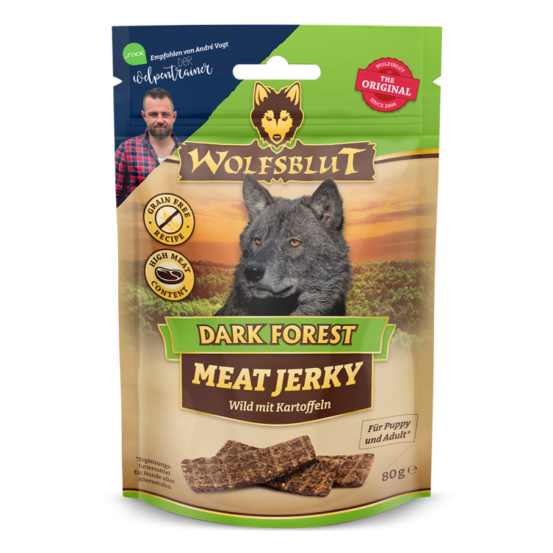 Wolfsblut | Dark Forest | Meat Jerky | 6 x 80 g