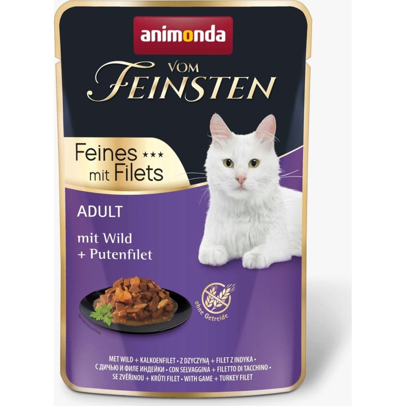 Animonda Vom Feinsten Adult Wild und Putenfilet - 85 g