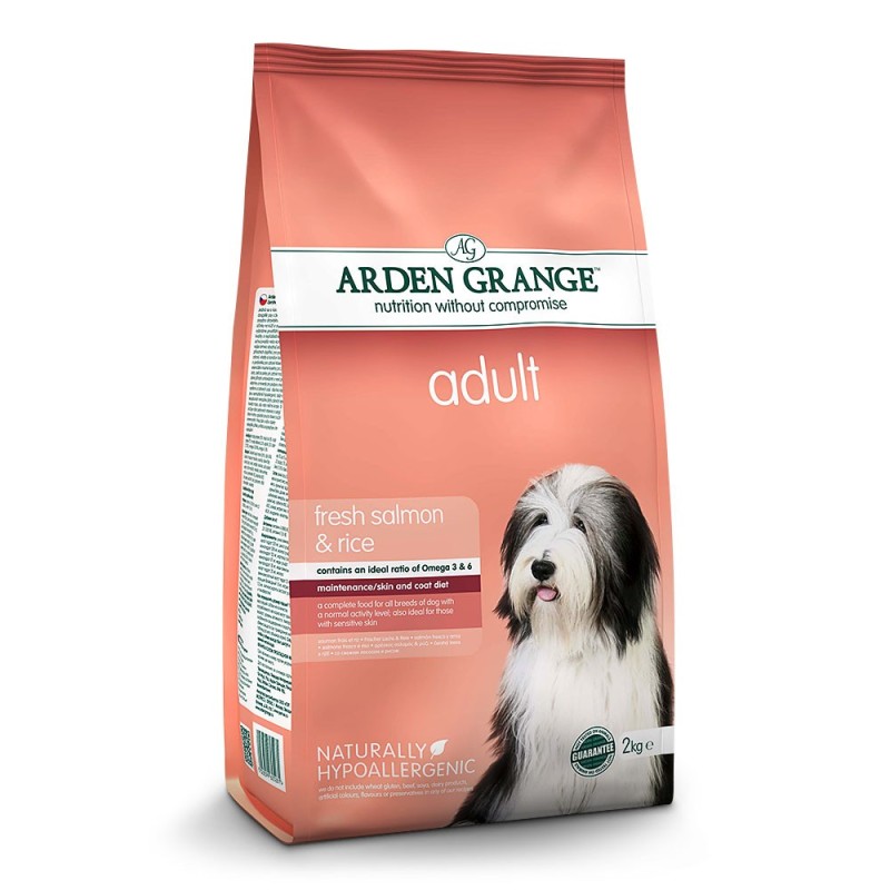 Arden Grange | Mit frischem Lachs / Reis | Adult | 4 x 2 kg