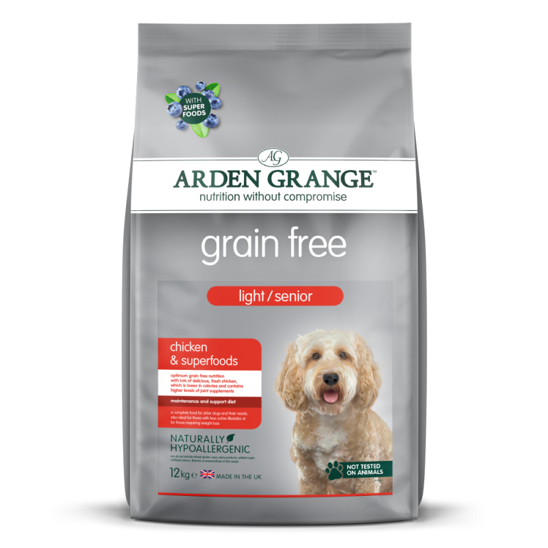 Arden Grange | Huhn / Superfoods | Grain Free Light/Senior | 2 x 12 kg