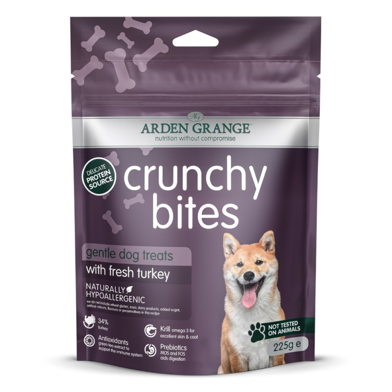 Arden Grange | Mit frischem Truthahn | Crunchy Bites | 10 x 225 g