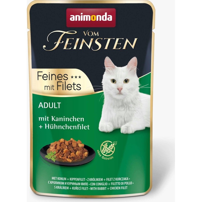 Animonda Vom Feinsten Adult Kaninchen und Hühnchenfilet - 85 g