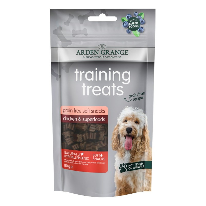 Arden Grange | Mit Huhn / Superfoods | Training Treats Grain Free | 80 g