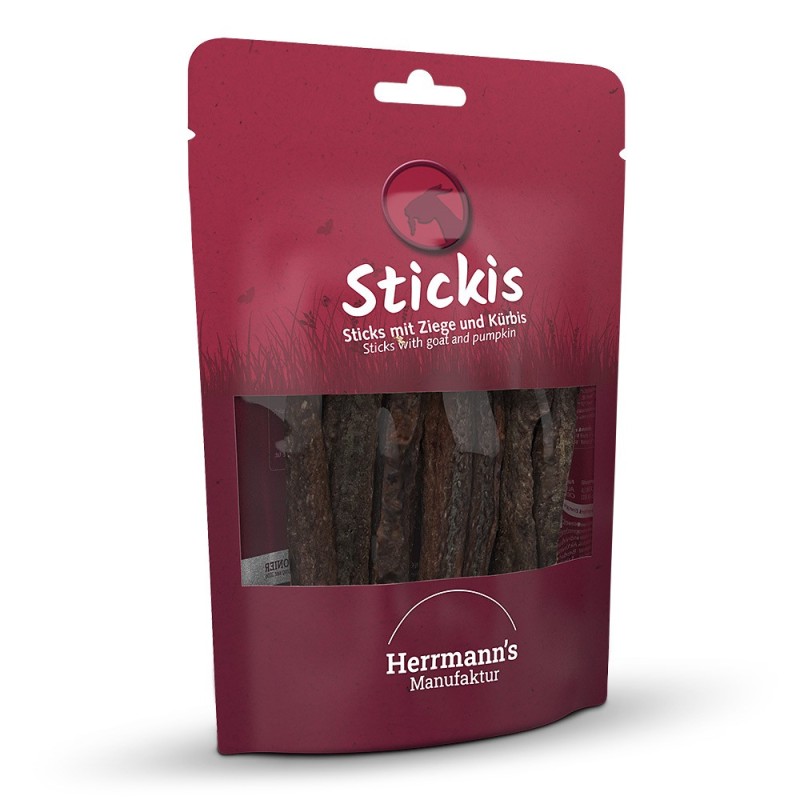 Herrmann's | Ziege mit Kürbis | Stickis | 6 x 80 g