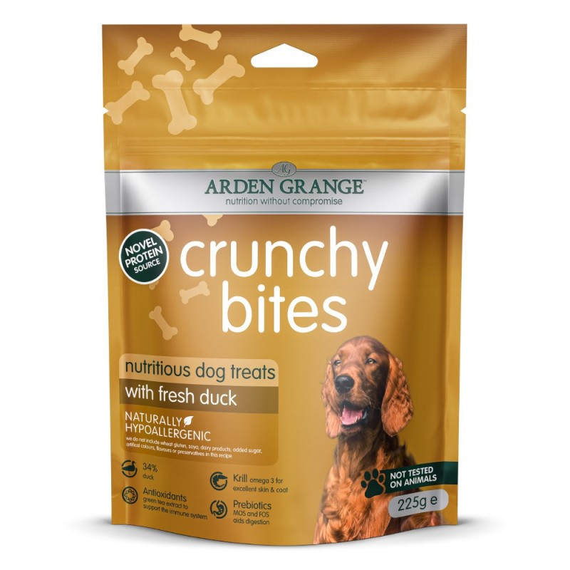 Arden Grange | Mit frischer Ente | Crunchy Bites | 10 x 225 g