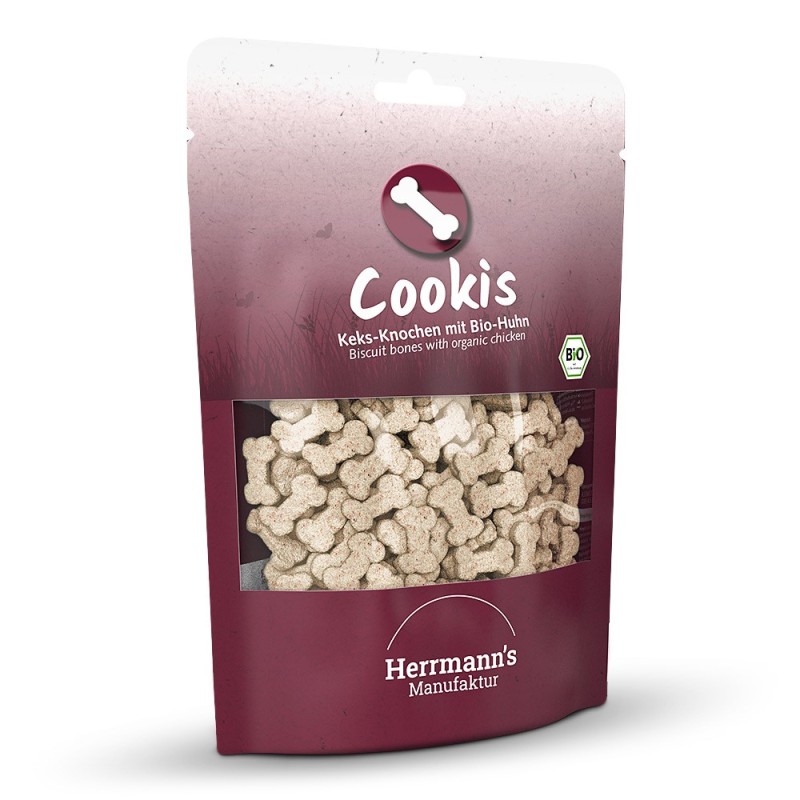 Herrmann's | Bio Miniknochen | Cookis | 100 g