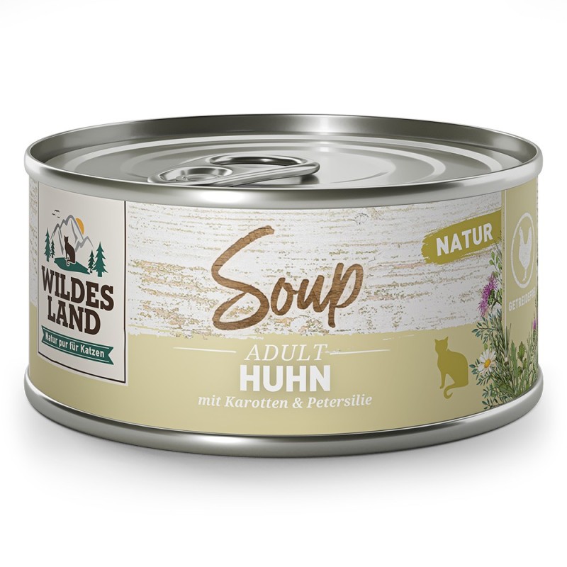 Wildes Land | Huhn mit Karotten / Petersilie | Soup | 12 x 80 g