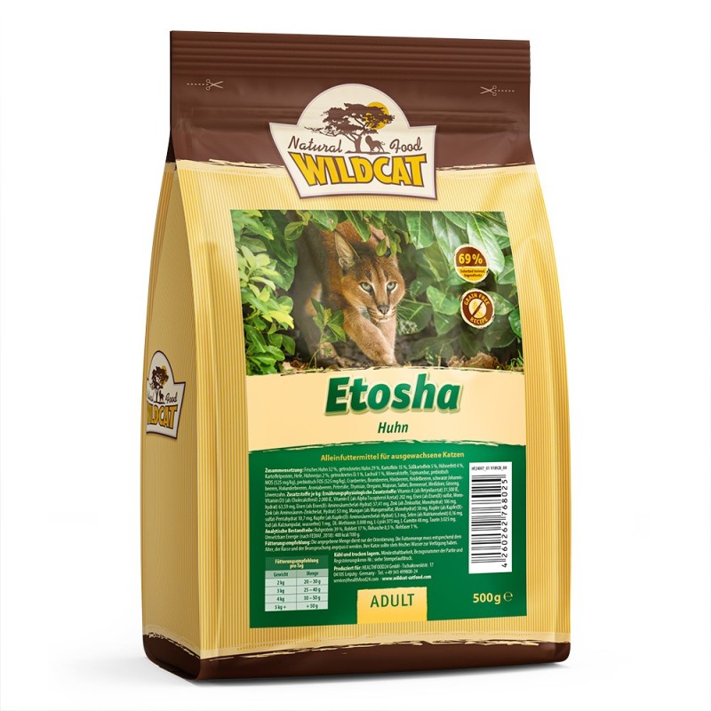 Wildcat | Etosha Huhn / Kartoffel | Adult | 500 g