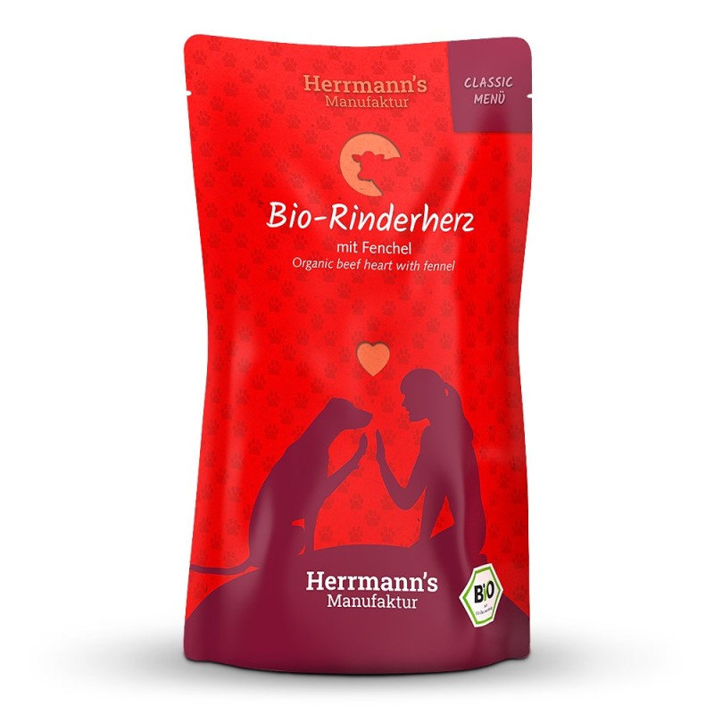 Herrmann's | Bio-Rinderherz mit Fenchel | Classic | 24 x 130 g