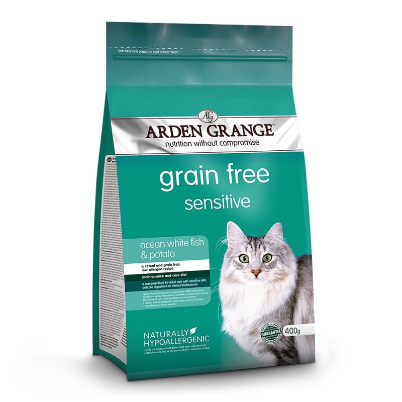 Arden Grange | Getreidefrei Weißfisch / Kartoffel | Sensitive Adult | 400 g