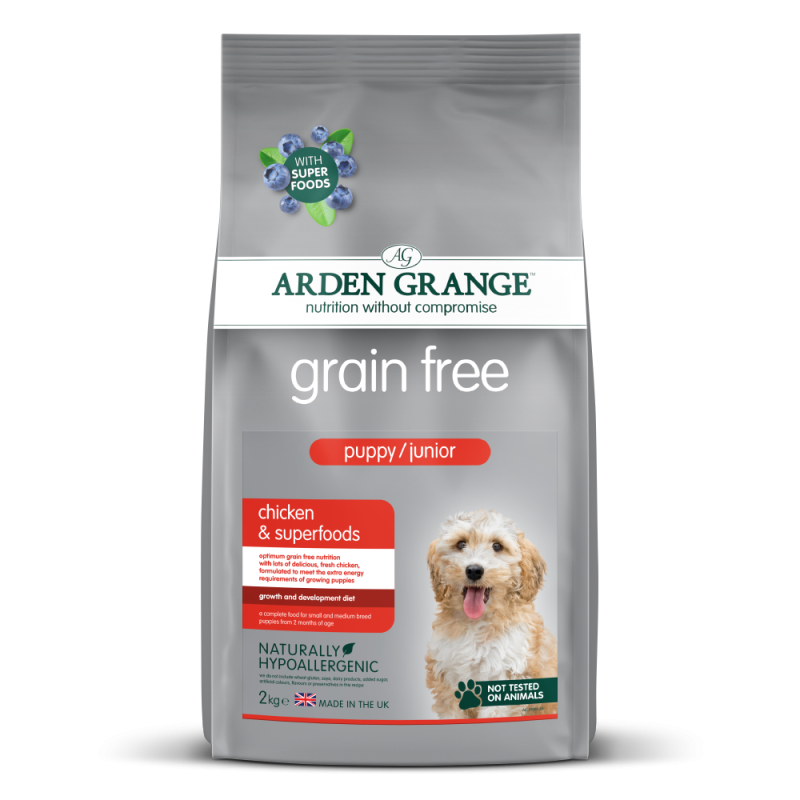 Arden Grange | Huhn / Superfoods | Grain Free Puppy/Junior | 2 kg