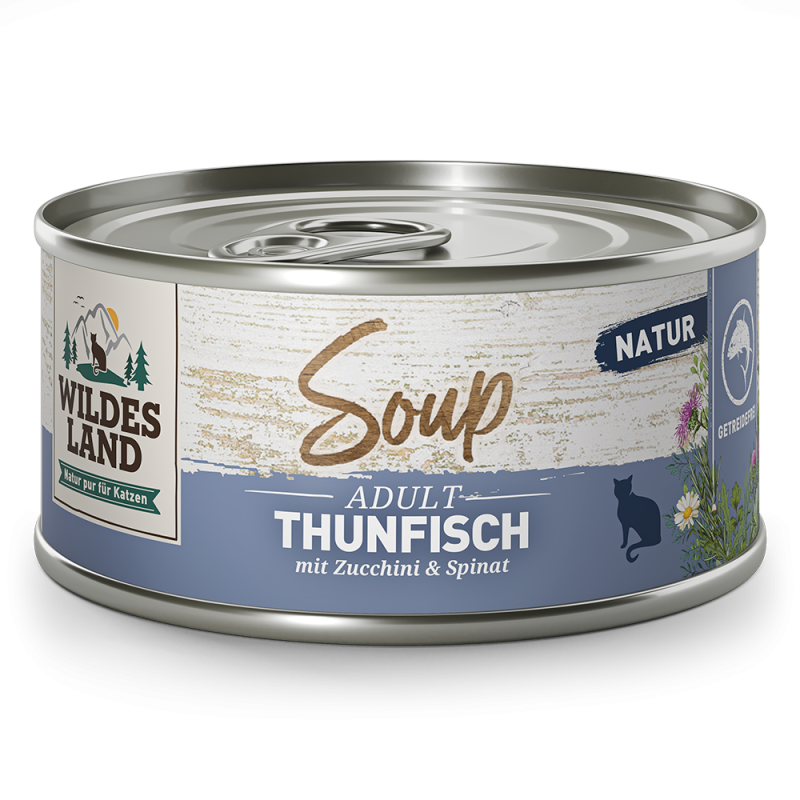 Wildes Land | Thunfisch mit Zucchini / Spinat | Soup | 48 x 80 g