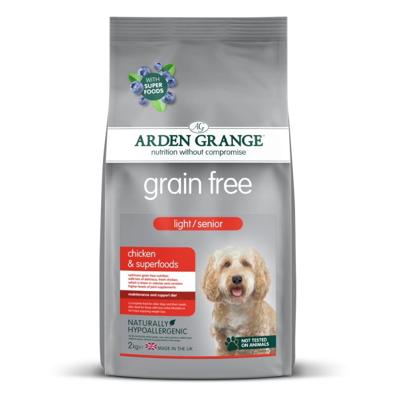 Arden Grange | Huhn / Superfoods | Grain Free Light/Senior | 2 kg