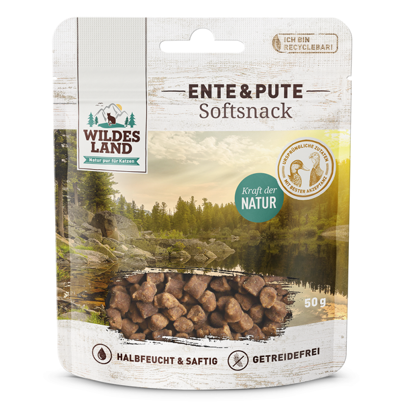 Wildes Land | Ente / Pute | Softsnack | 50 g