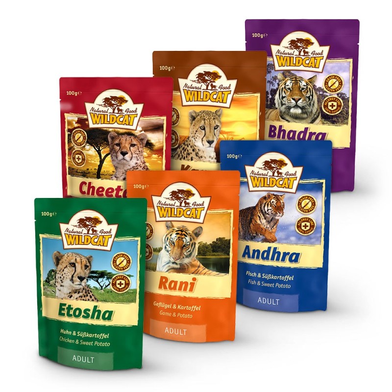 Wildcat | Probierpaket Nassfutter Mix | 1 Paket