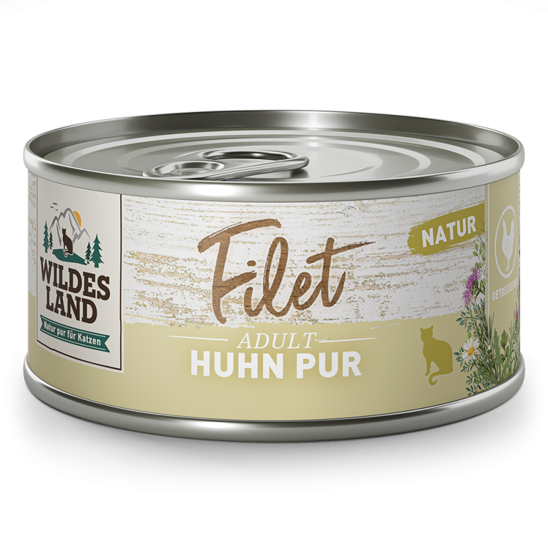 Wildes Land | Huhn Pur | Filet | 48 x 80 g