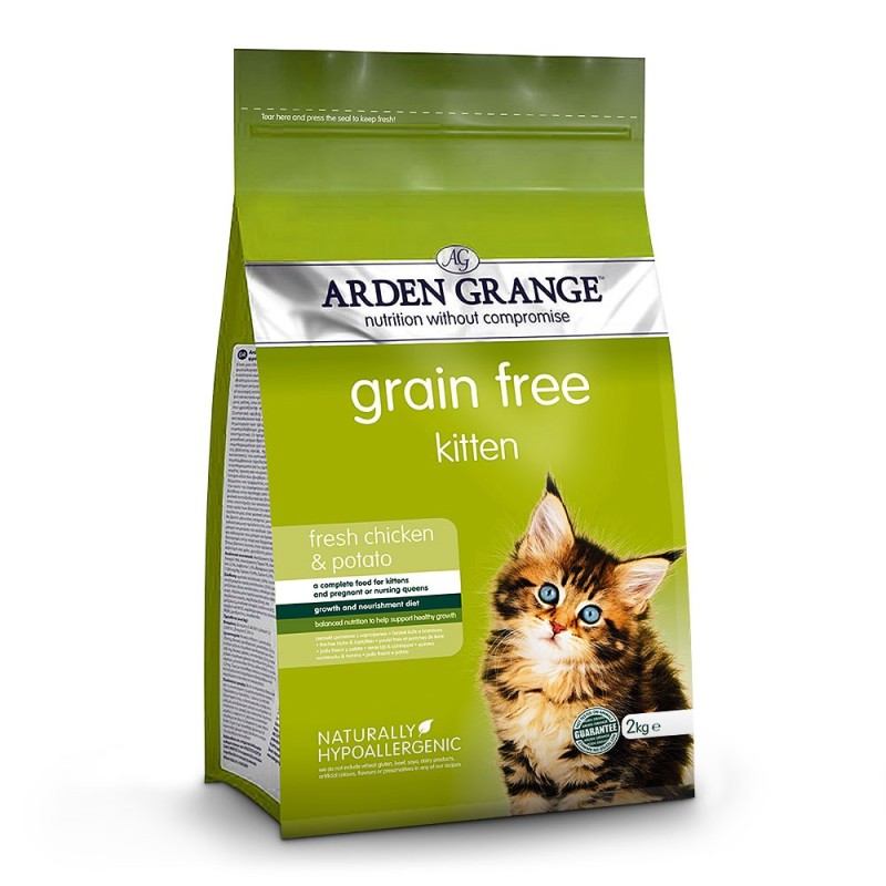 Arden Grange | Getreidefrei Huhn / Kartoffel | Grain Free Kitten | 2 kg