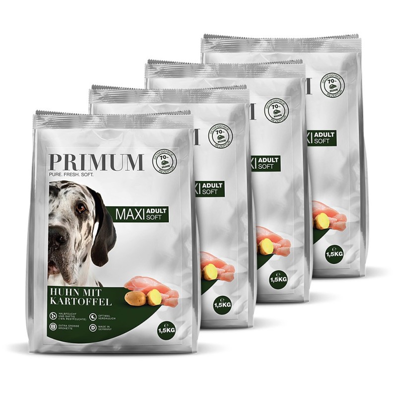 Primum | MAXI Huhn mit Kartoffel | Soft | 4 x 1,5 kg