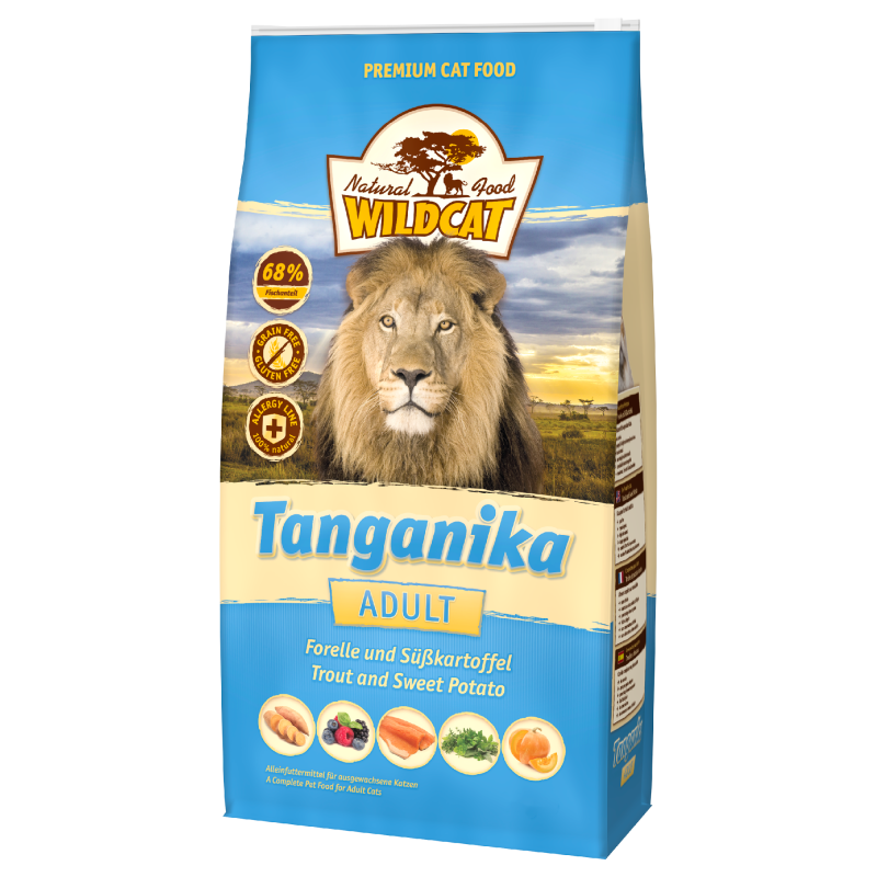 Wildcat | Tanganika Forelle / Süßkartoffel | Adult | 500 g