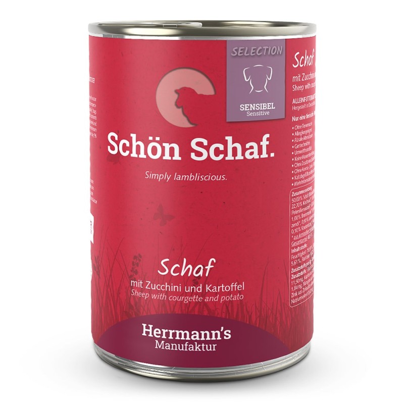 Herrmann's | Schaf mit Zucchini und Kartoffeln | Selection Sensible | 12 x 400 g