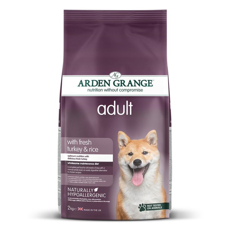 Arden Grange | Mit frischem Truthahn und Reis | Adult | 4 x 2 kg