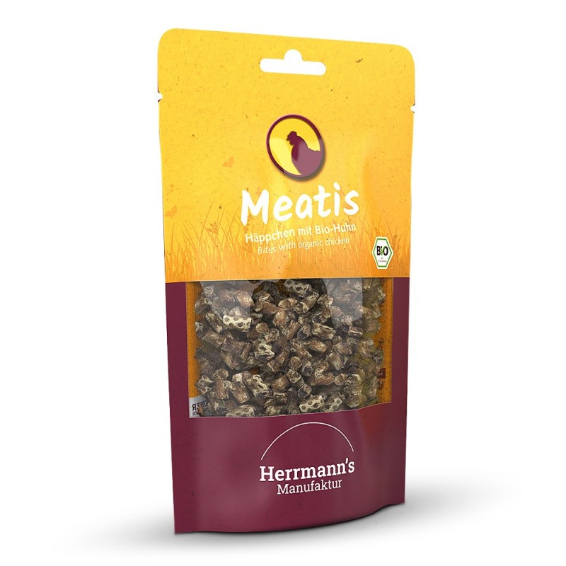 Herrmann's | Bio-Huhn mit Hirse | Meatis | 80 g