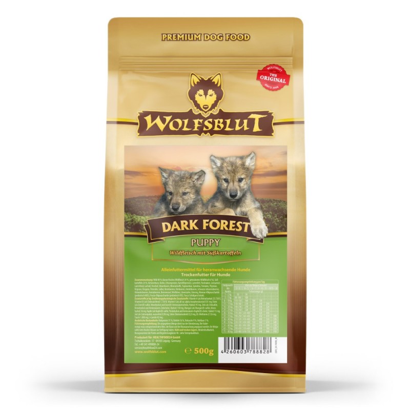 Wolfsblut | Dark Forest | Puppy | 4 x 500 g