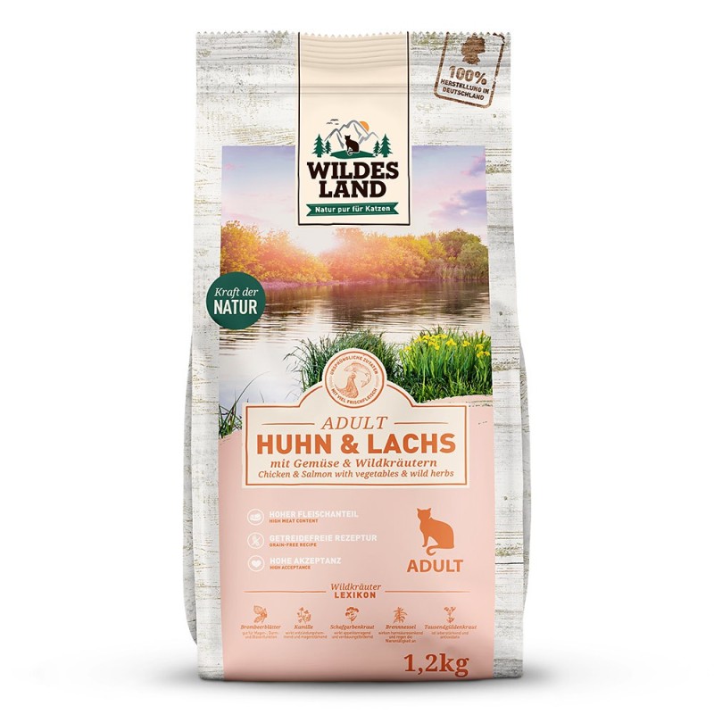 Wildes Land | Huhn und Lachs | Classic Adult | 1,2 kg