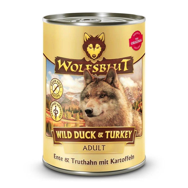 Wolfsblut | Wild Duck / Turkey | Adult | 6 x 395 g