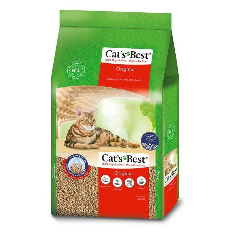 CatsBest | Öko Katzenstreu | 30 l / 13 kg