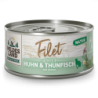 Wildes Land | Huhn / Thunfisch mit Spinat | Filet | 48 x 80 g