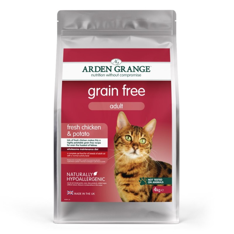 Arden Grange | Mit frischem Huhn / Kartoffel | Grain Free Adult | 3 x 4 kg