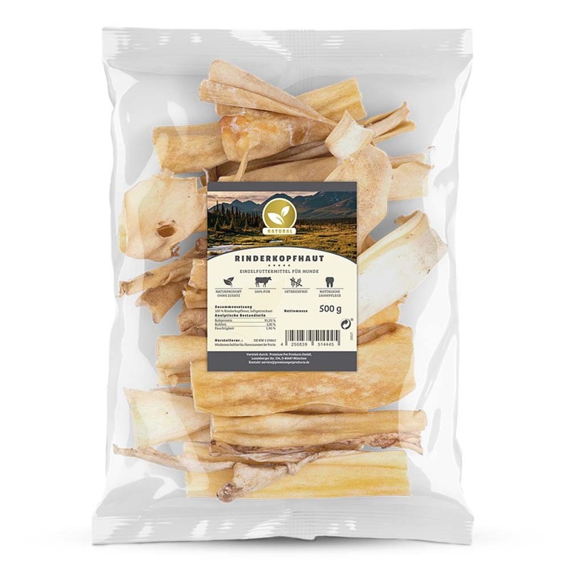 Natural | Rinderkopfhaut | 500 g