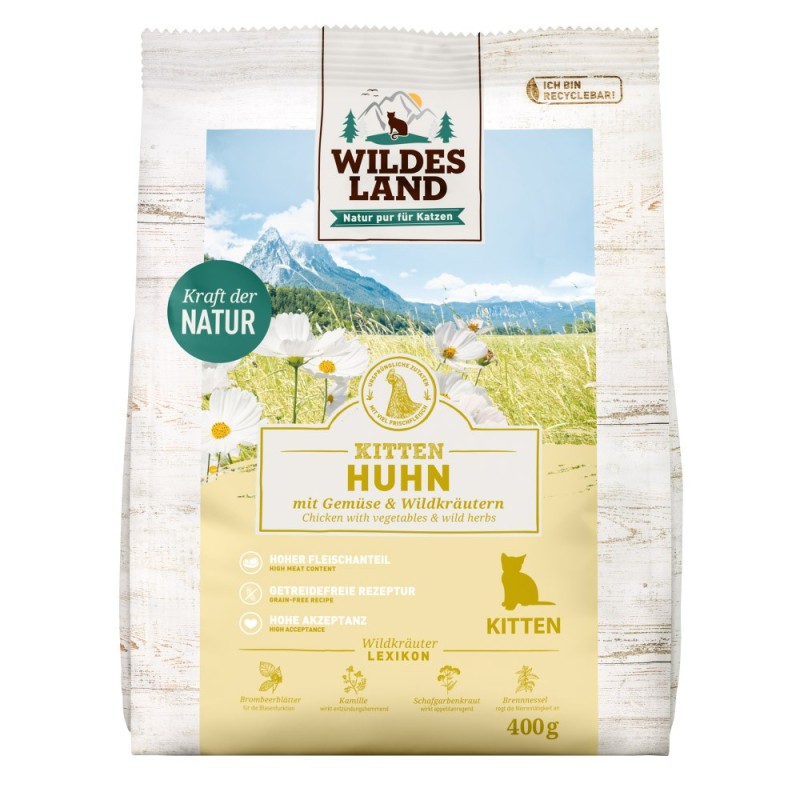 Wildes Land | Huhn | Classic Kitten | 400 g