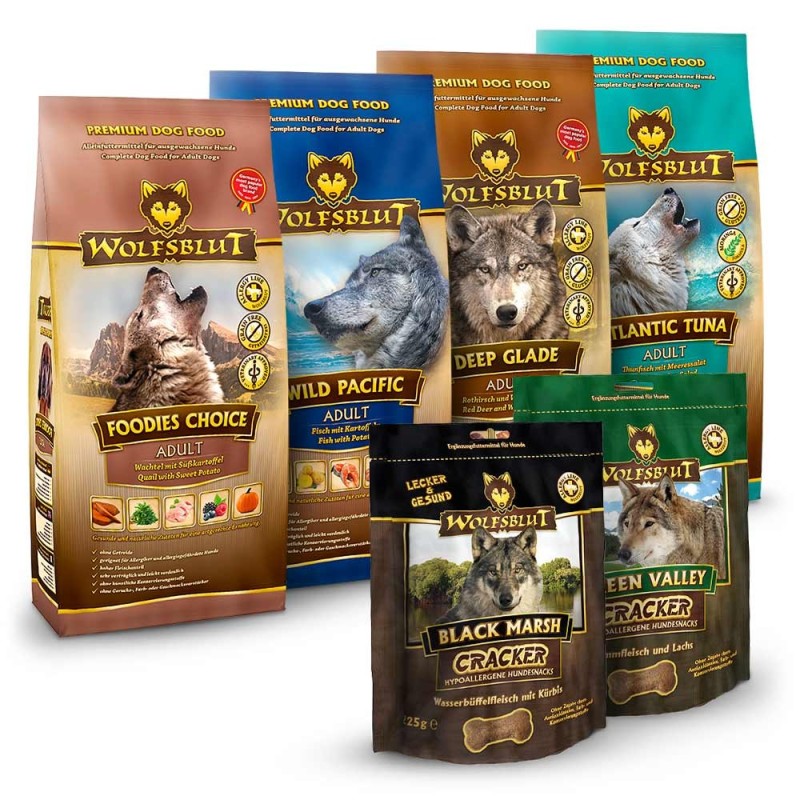 Wolfsblut | Probierpaket Trockenfutter | Adult | 1 Paket