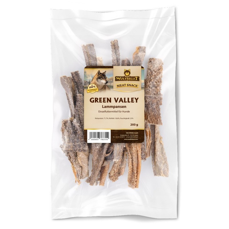 Wolfsblut | Green Valley Lammpansen | Kauartikel | 200 g